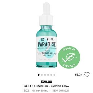Isle of paradise medium tanning drops